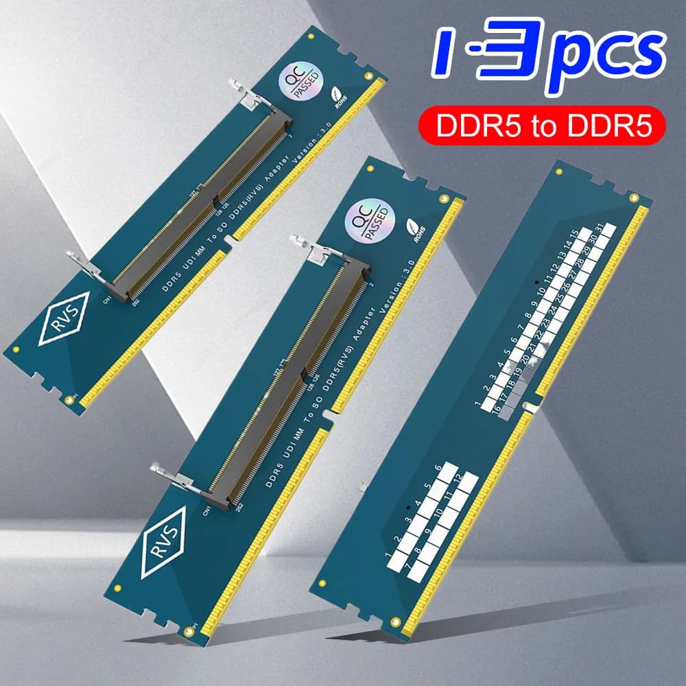 DDR5 SO-DIMM Modulo di memoria RAM per laptop da gioco Laptop a desktop SO-DIMM a PC Scheda DIMM Scheda adattatore di memoria RAM DDR5