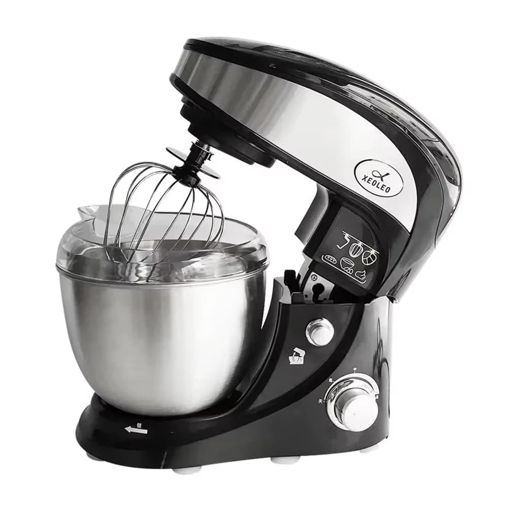 4 Liter Commercial Electric Flour Blender Planetary Food Mixer Egg Blender Blender with Kitchen Robot Hook 3 Speed