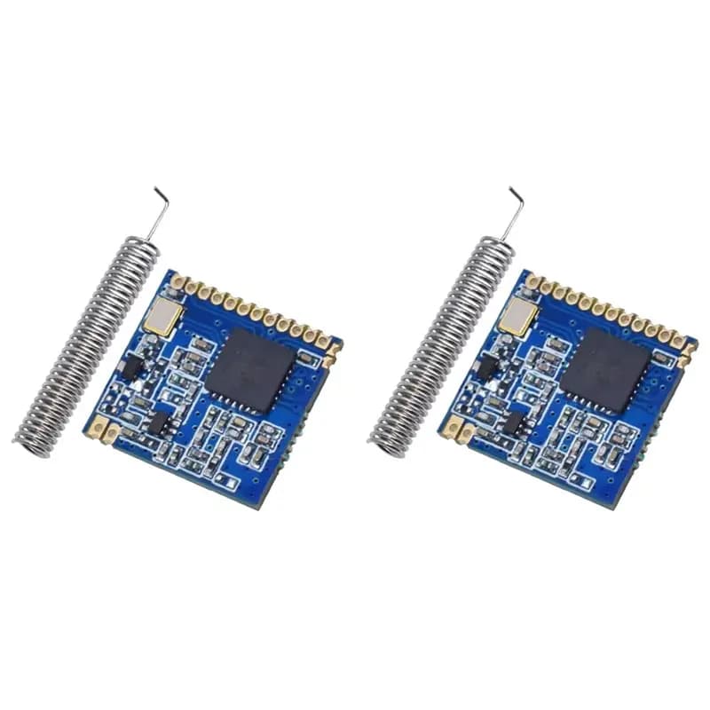 2X SX1278 Lora 433Mhz Wireless Module Long Range RF Transceiver Antenna & SPI Interface For Arduino STM32 And Iot