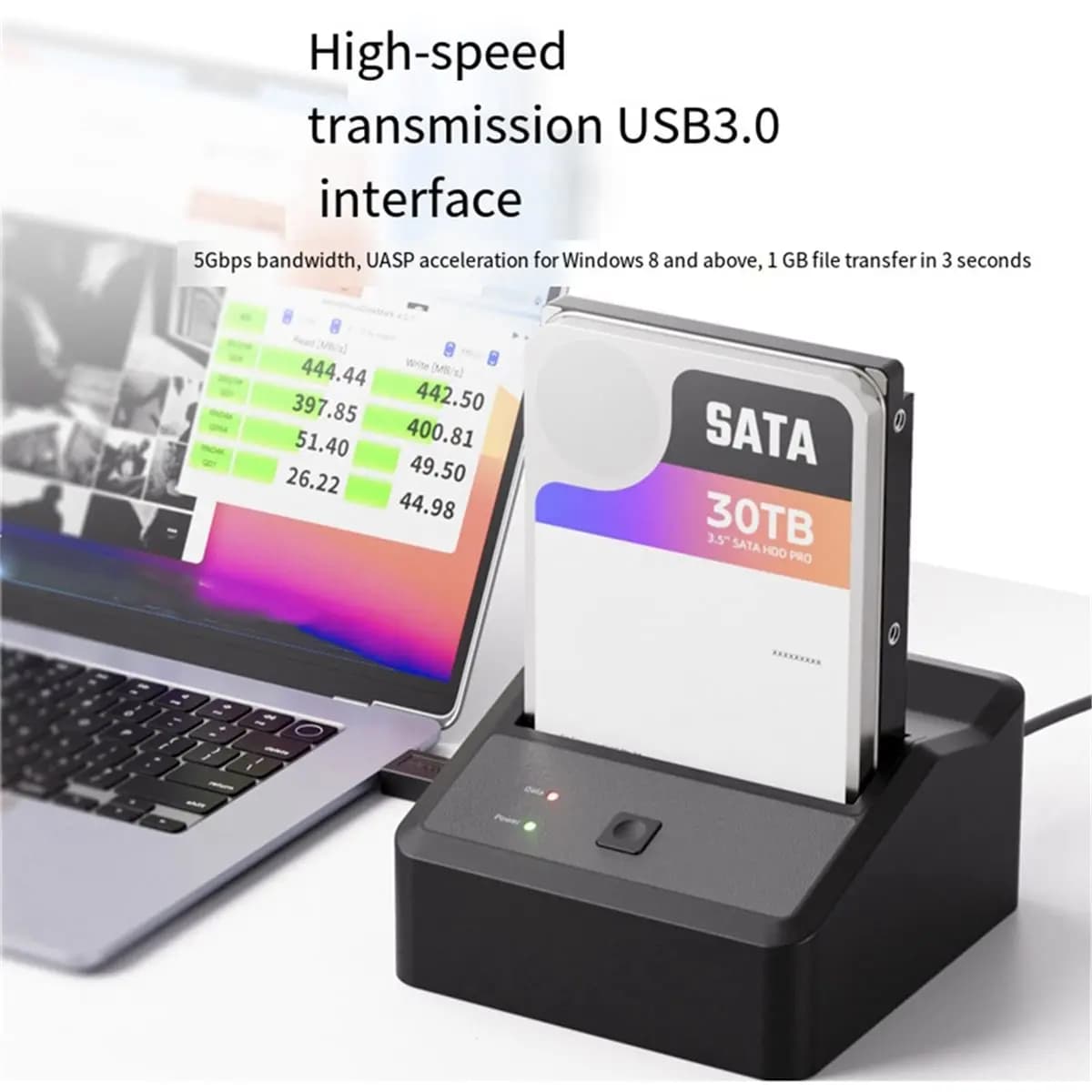HDD Case 3.5 2.5 Inch SATA to USB 3.0 Hard Drive Enclosure for 3.5 2.5 Inch SSD Disk HDD Box Case External EU Plug