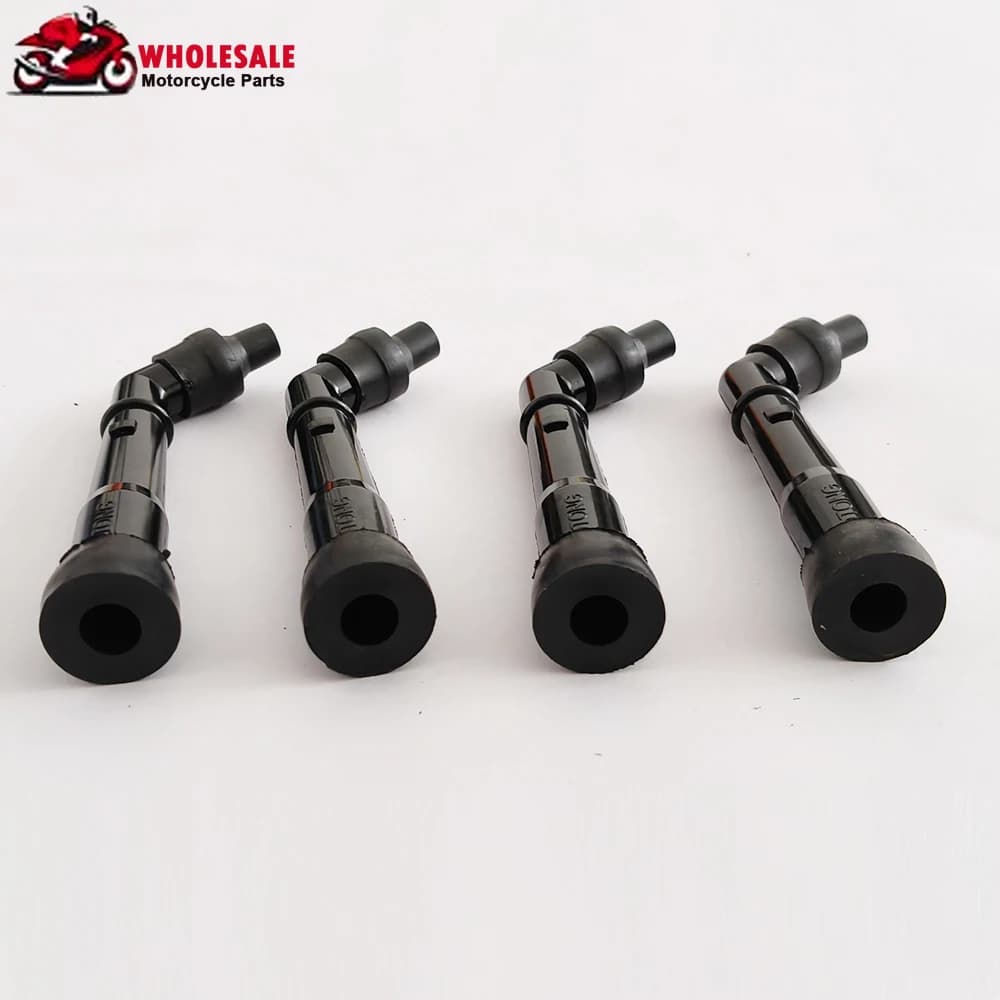 1/2/4pc Moto Accensione Candela Tappo Ad Alta Pressione Copertura Per Yamaha V-Star VStar V Star 650 99-2014 GN250 ATV 300CC GN 250