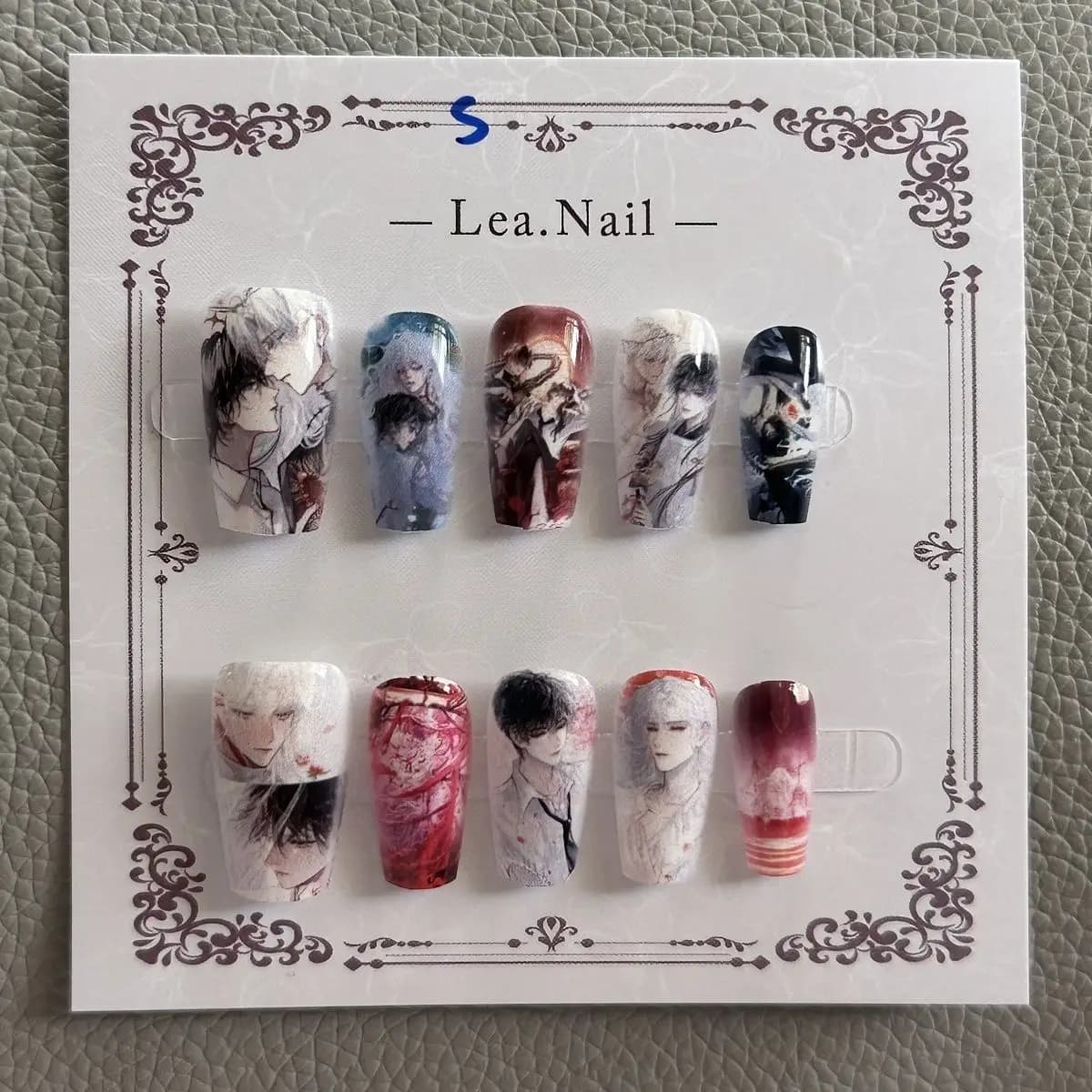 Morte del gioco Nail Art Decora gioielli Cosplay Anime Decora accessori 2D Indossare armatura Manicure Squisito regalo di compleanno