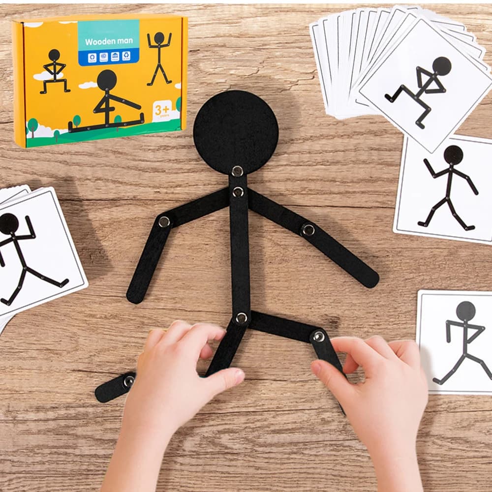 Materiale Montessori Puzzle fai da te Giocattoli Tavole Gioco educativo Giocattolo per l'apprendimento precoce per bambini Formazione motoria fine in età prescolare