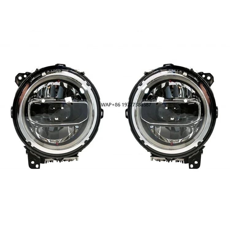 Faro da 9'' con Luce Alta e Bassa, Anello Halo Bianco DRL e Indicatori di Direzione Ambra