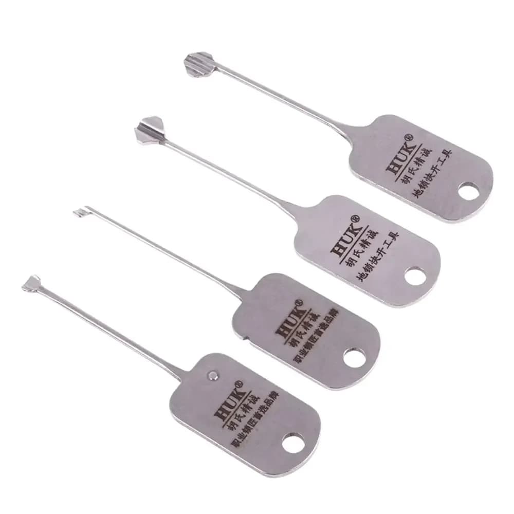 2 pz/set strumento apri serratura HUK OUTRUNNER 2IN1 set per fabbro pratica strumenti di riparazione per fabbro