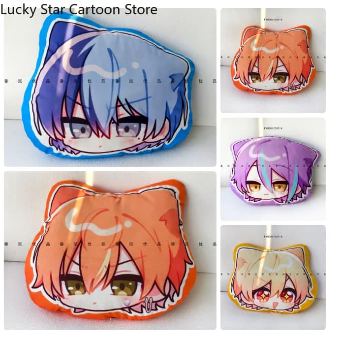 Project SEKAI Special-shaped Throw Pillow Kamishiro Rui‌ Tenma Tsukasa‌ Toya Aoyagi Kawaii Cartoon Pillow Figures Fans Gift