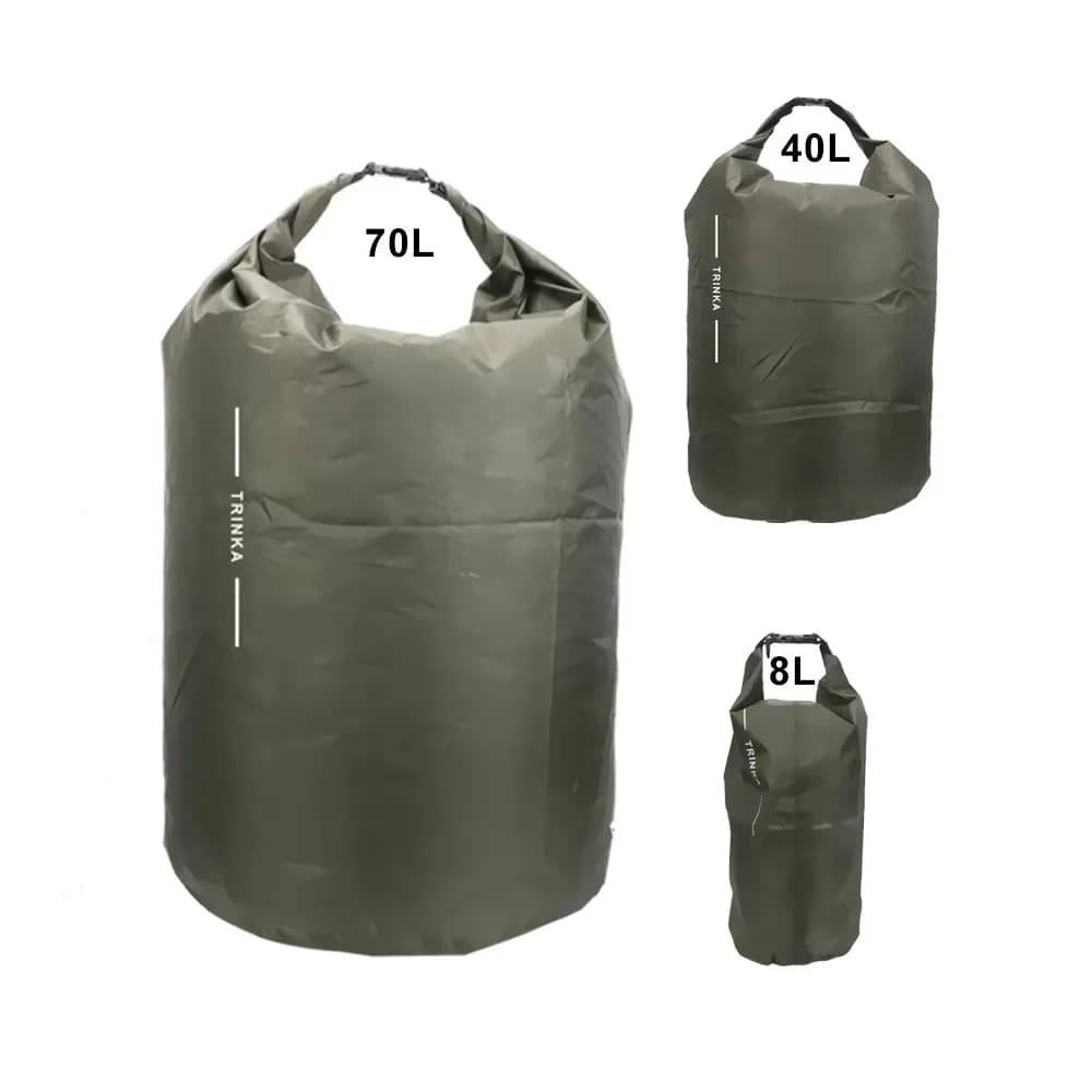 Sacca Impermeabile per Nautica, Kayak, Canoa, Galleggiamento 8L 40L 70L - Borsa Portaoggetti Impermeabile per Viaggi e Attività all'Aperto, Portatile
