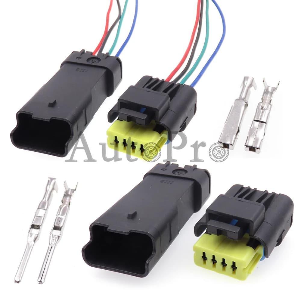 1 Set 4 fori fanale posteriore per auto telecamera di retromarcia prese metalliche impermeabili per Peugeot Citroen muslimate