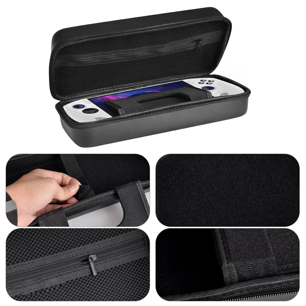 Borsa da trasporto rigida in EVA per console di gioco portatile Lenovo Legion Go S Custodia rigida impermeabile Borsa da trasporto da viaggio antigoccia