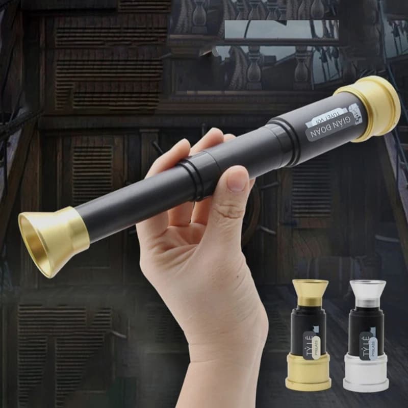 Mini telescopio telescopico pirata con messa a fuoco telescopica HD ad alta potenza con messa a fuoco a tre stadi