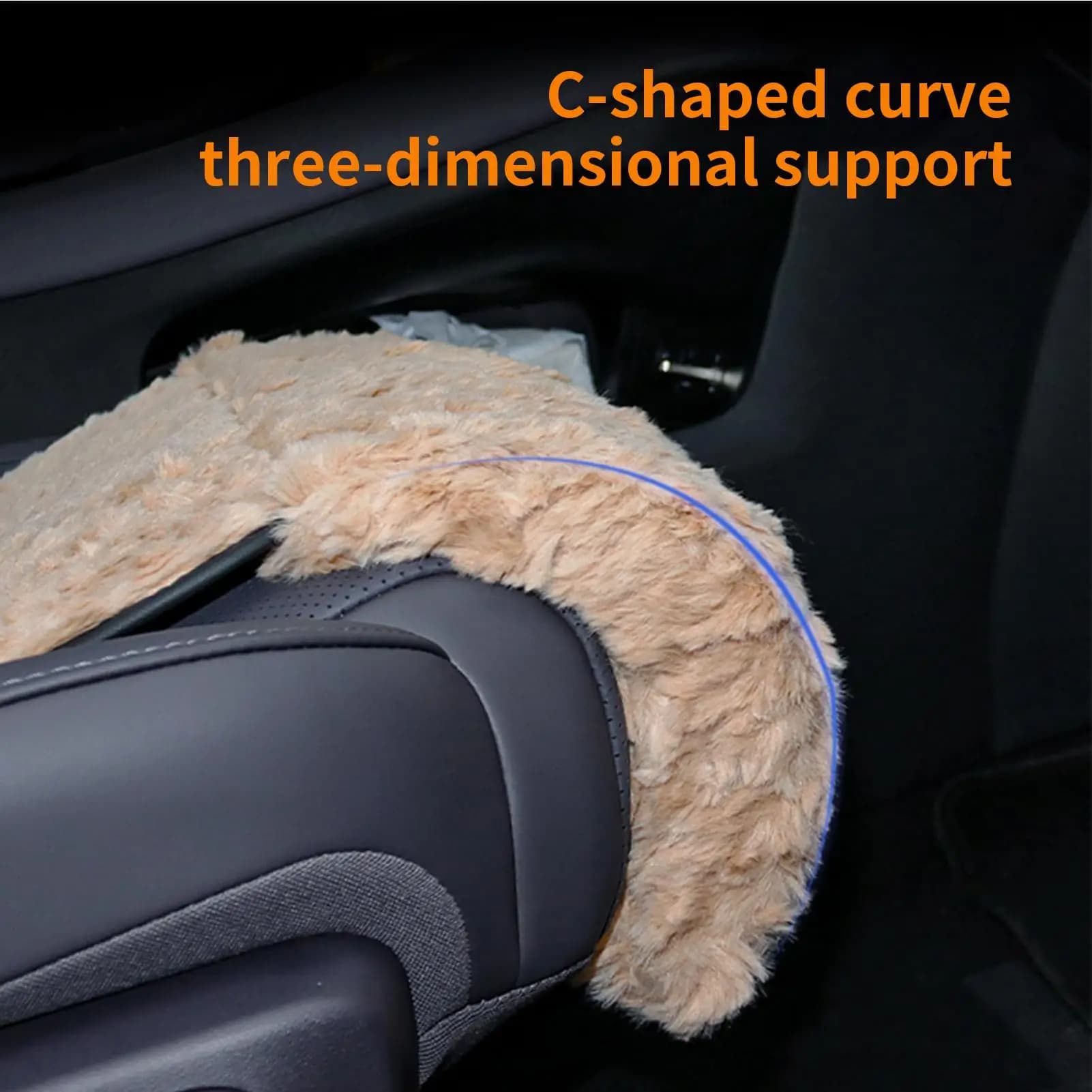 Car Seat Covers Ergonomic cushion in soft and warm plush Car cushion for family driving Winter vehicle for interior and exterior automotive