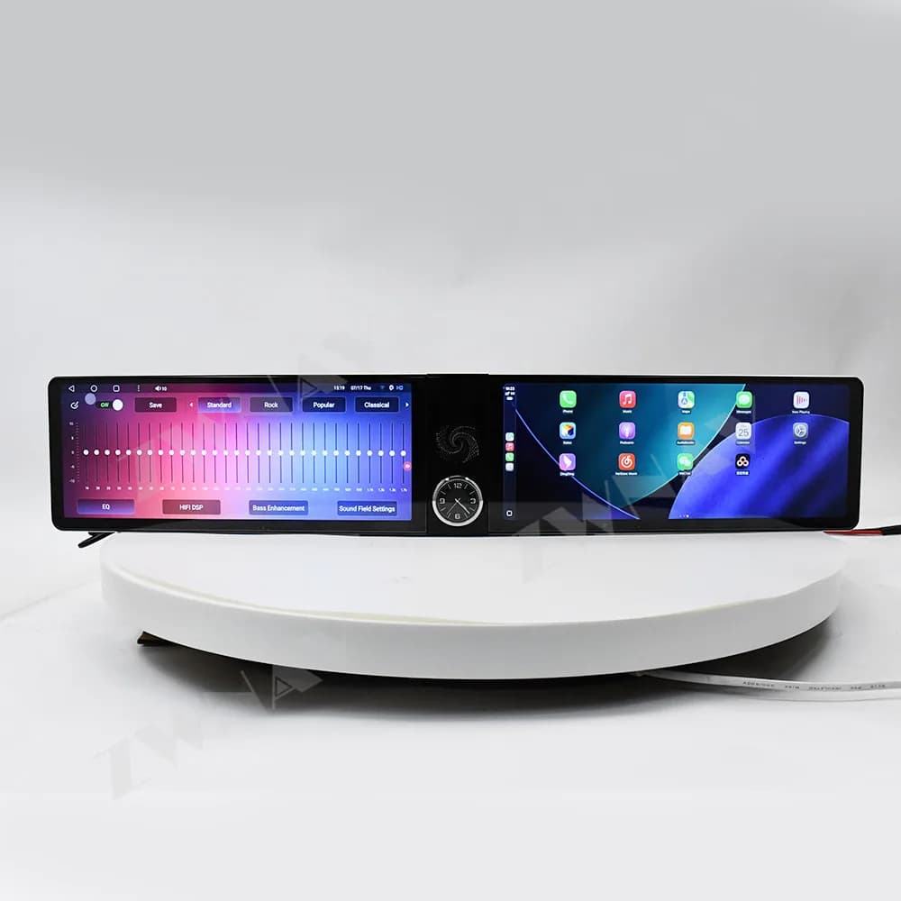 Dual 12.3" CarPlay QLED Car Radio Android 13.0 For Toyota Harrier 2021-2024 GPS Navigation Stereo Multimedia Player Head Unit