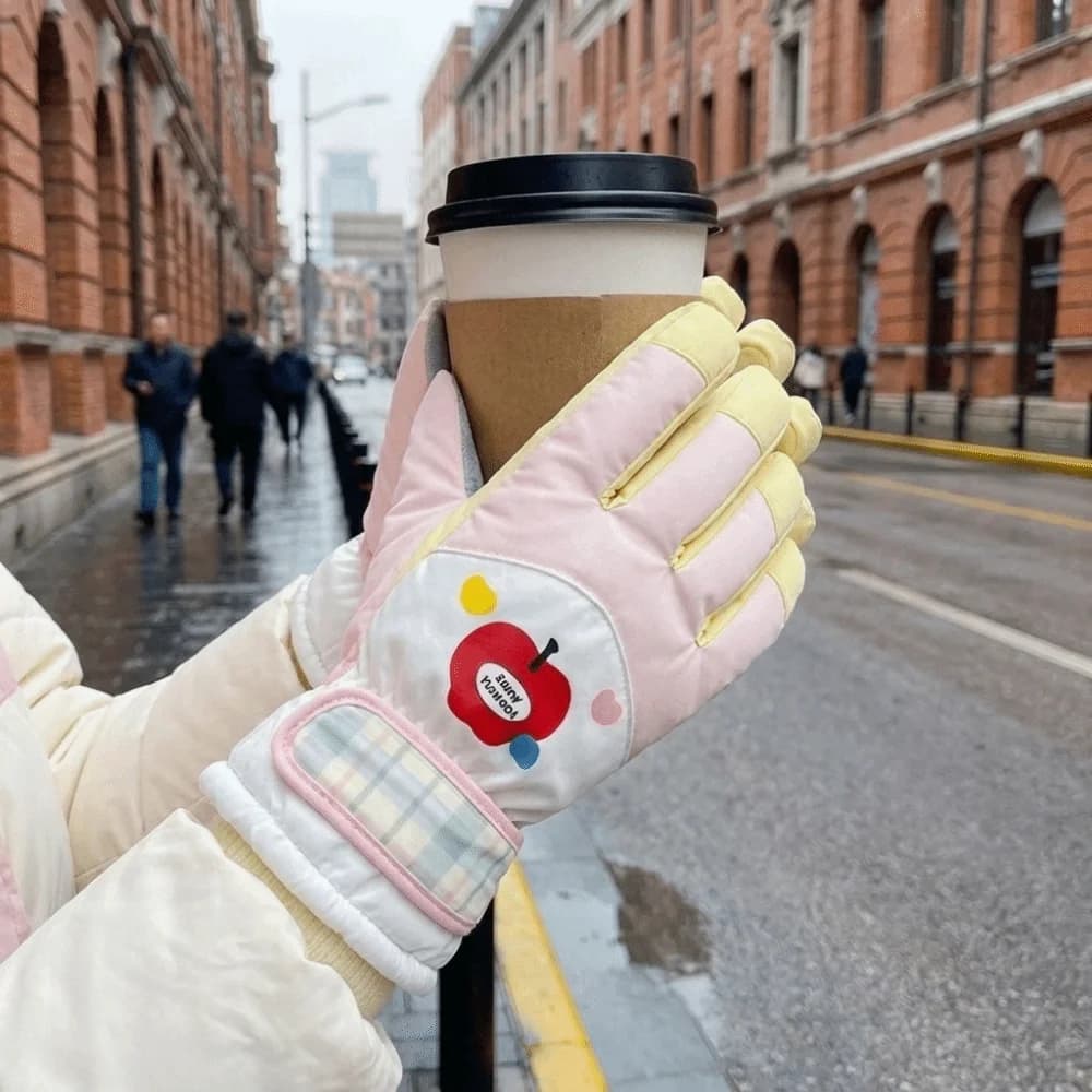 Full Finger Touch Screen Snowboard Gloves Windproof Non-slip Outdoor Sports Gloves Waterproof Soft Warm Gloves Winter