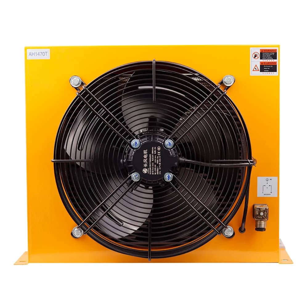 AH1470T radiatore idraulico raffreddato ad aria per macchina utensile per stazione idraulica gru di bordo 220/380/12/24V