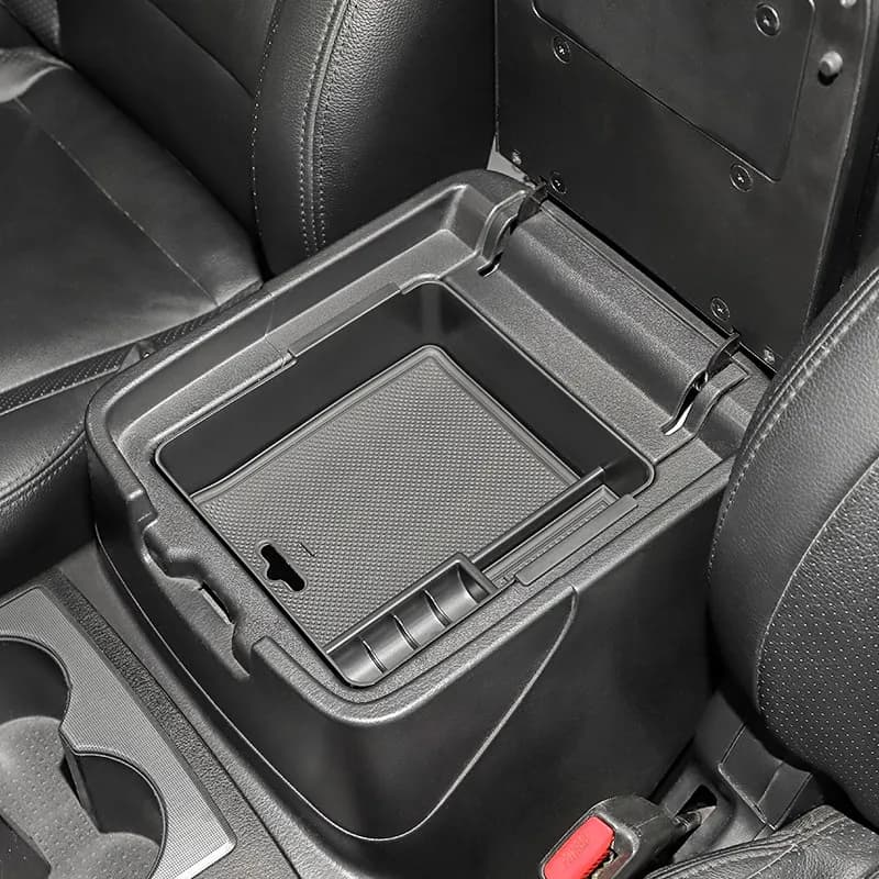 Central Console Armrest Storage Organizer Box Interior Upgrade Accessories For Imported Mitsubishi Pajero