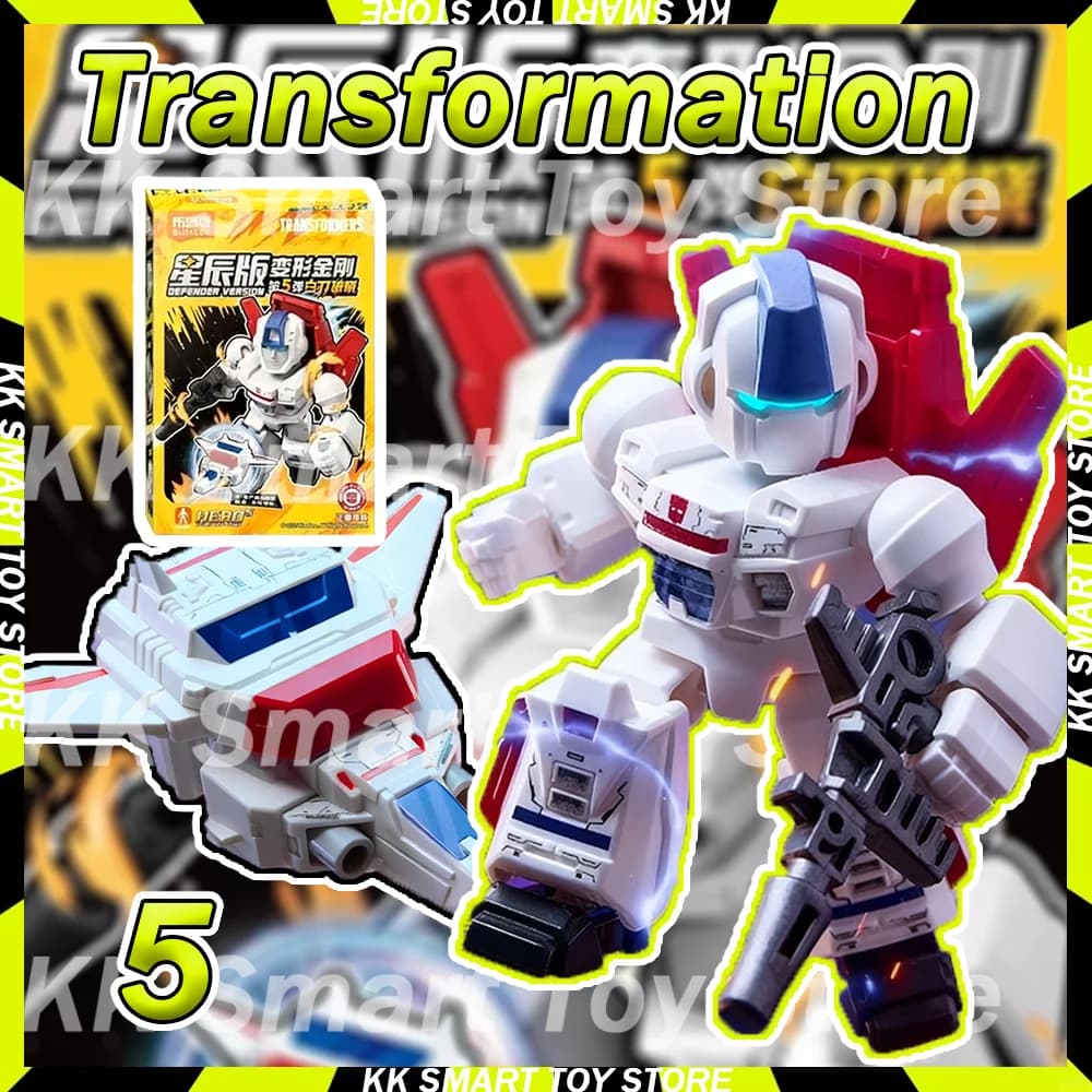 New Blokees Defender Version Wave 5 Action Figures Galvatron Jetfire Optimus Prime Blind Box Assembly Model Toys