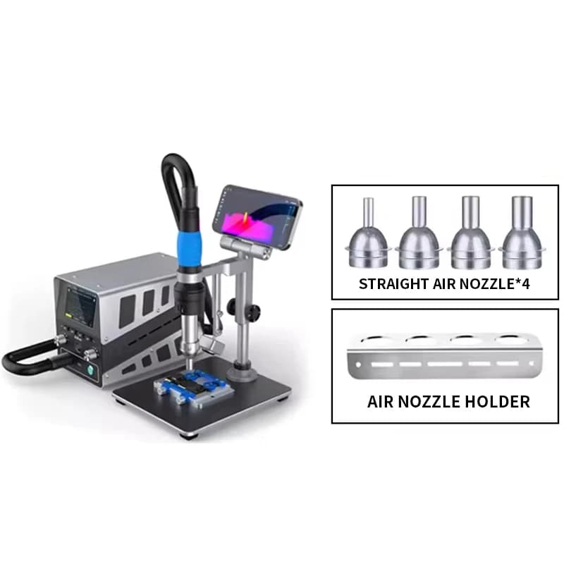 H314 Intelligent Hot Air Gun Soldering Station 1400W Digital High Power BGA Rework Heating Station Intelligent Wireless