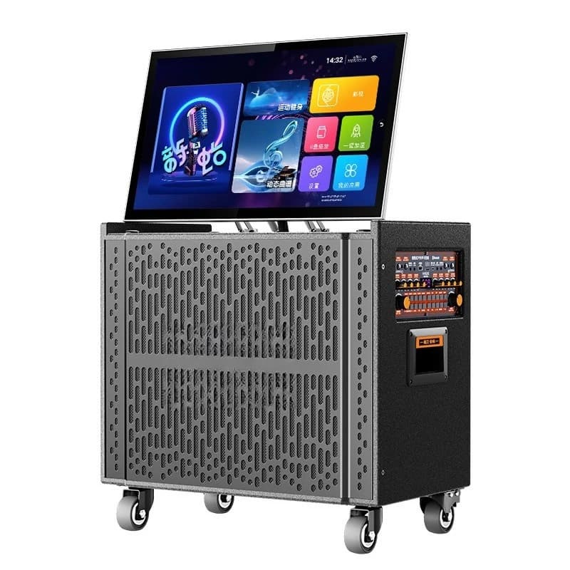 With wireless microphone Karaoke display screen, song-ordering KTV all-in-one machine