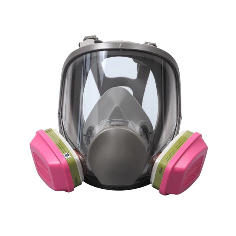 6800 Silicone Full Face Mask with Cartridge Options 60921 60923 60926 Respirator for Paint Spraying And Other Applications