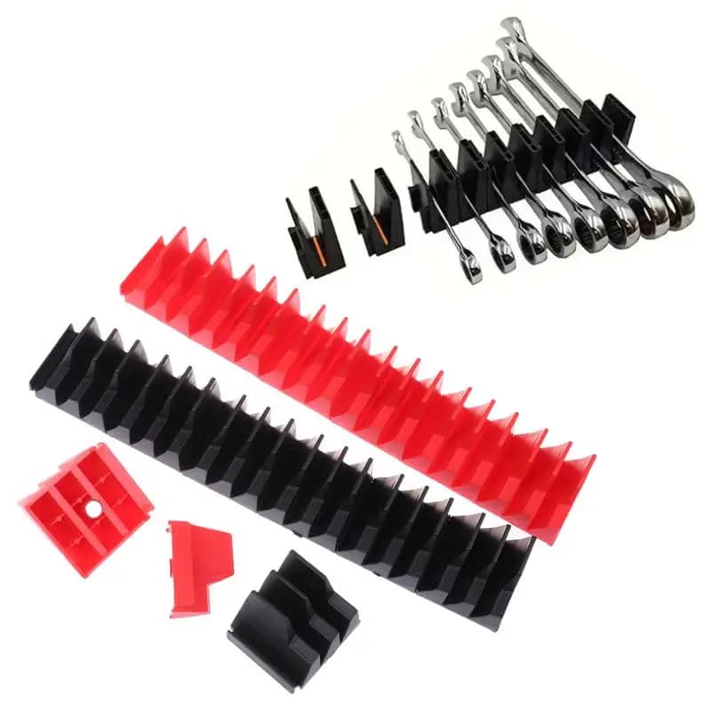 23 PCS Wrenches Drawer Storage Shelf Compact Wrench Holder Magnetic Wrench Organizer Rack For Toolbox Magnetic Wrench Holder