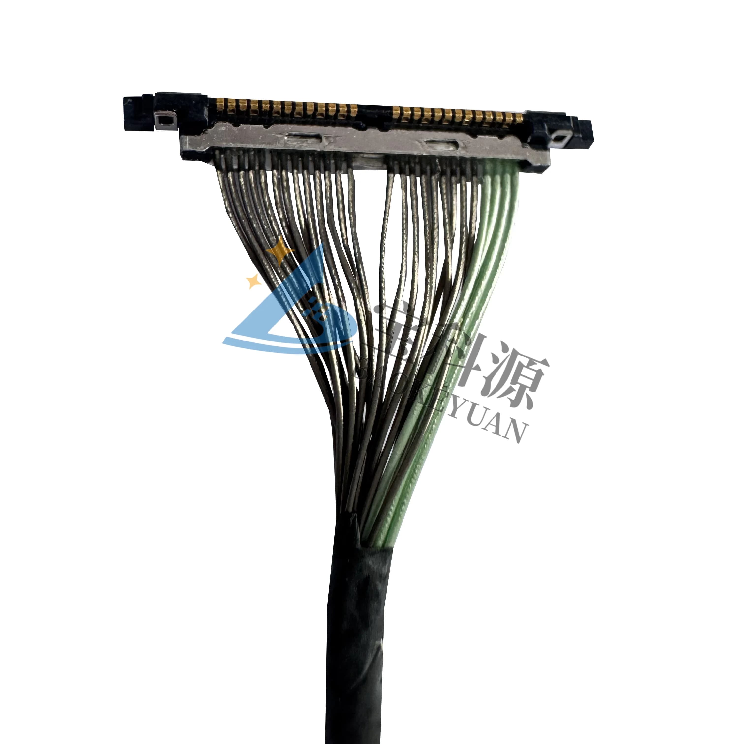 Cavo Coassiale Ultra-Fine Guang Seto DF56 26P0.3SD-108mm Sinistro Invertito 90° ° Cavo HD per Drone con Connettore Laterale