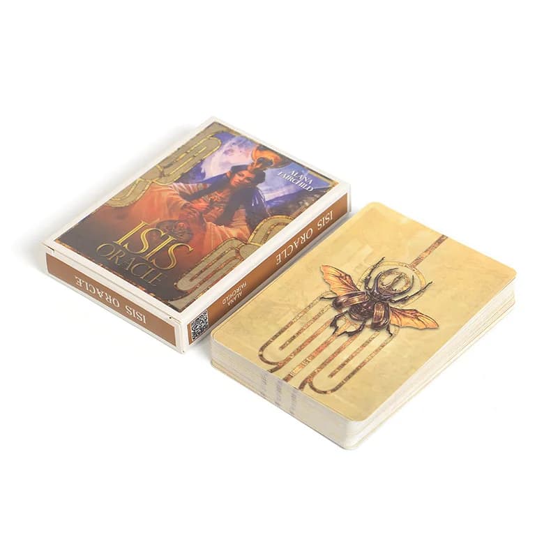 ISIS Oracle Cards Taort Card Gioco Mazzo di tarocchi con guida Gioco da tavolo per famiglia adulta Oracle per divinazione del destino