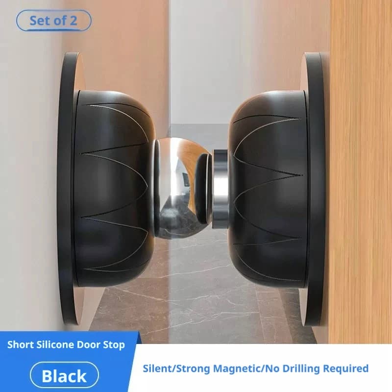 Fermaporta Magnetico in Silicone - Barriera Anti-Collisione Silenziosa e Resistente per Hotel e Casa