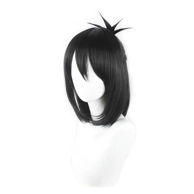 e,4;v'6\k/My Shimura Nana Cosplay Wig Boku No Hero Academia Black Short Heat-resistant Fiber Hair Anime 5;g'8.n/3\
