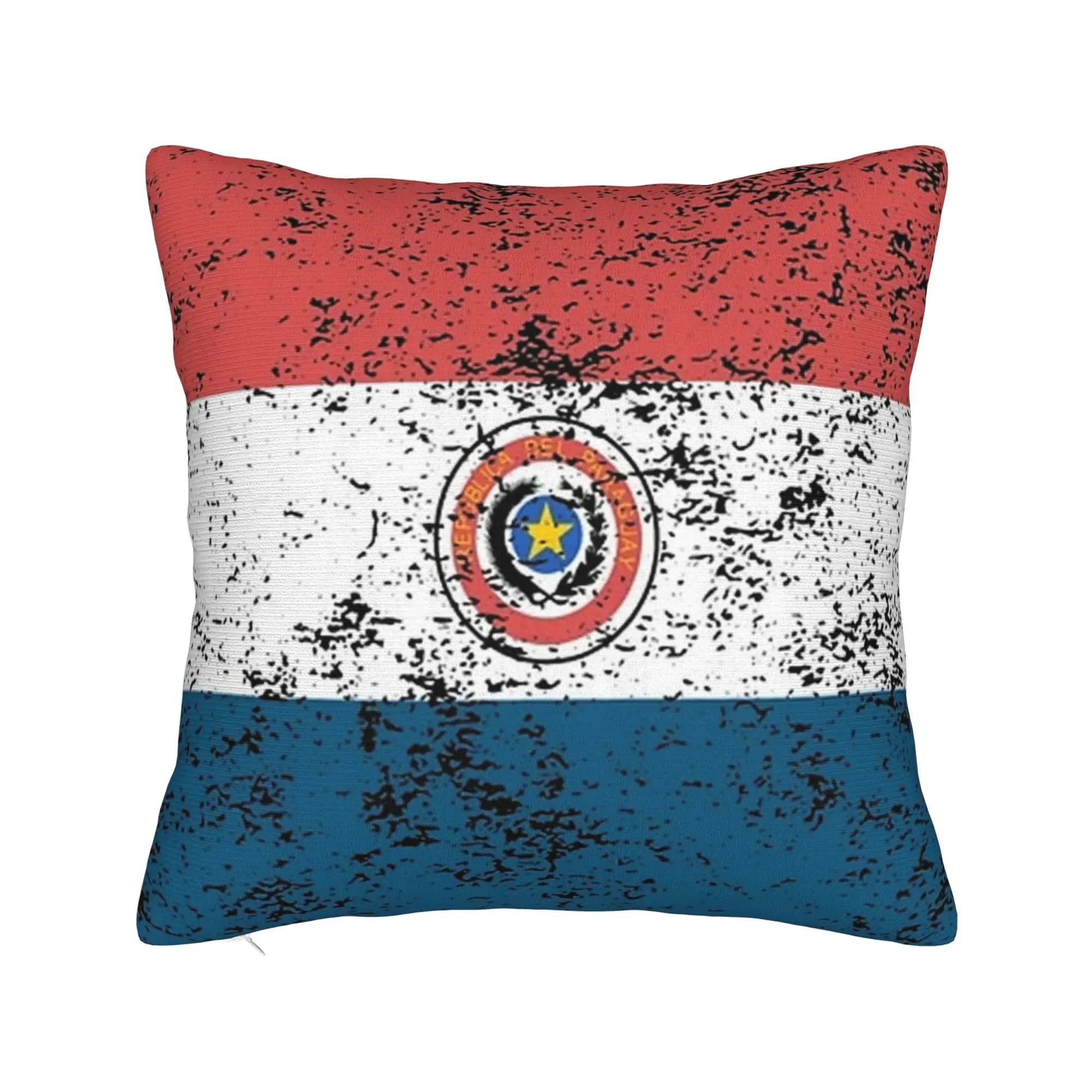 Decorative Pillowcase Paraguay Flag Merchandise Chair Throw Pillow Case Cover Square Multi Size