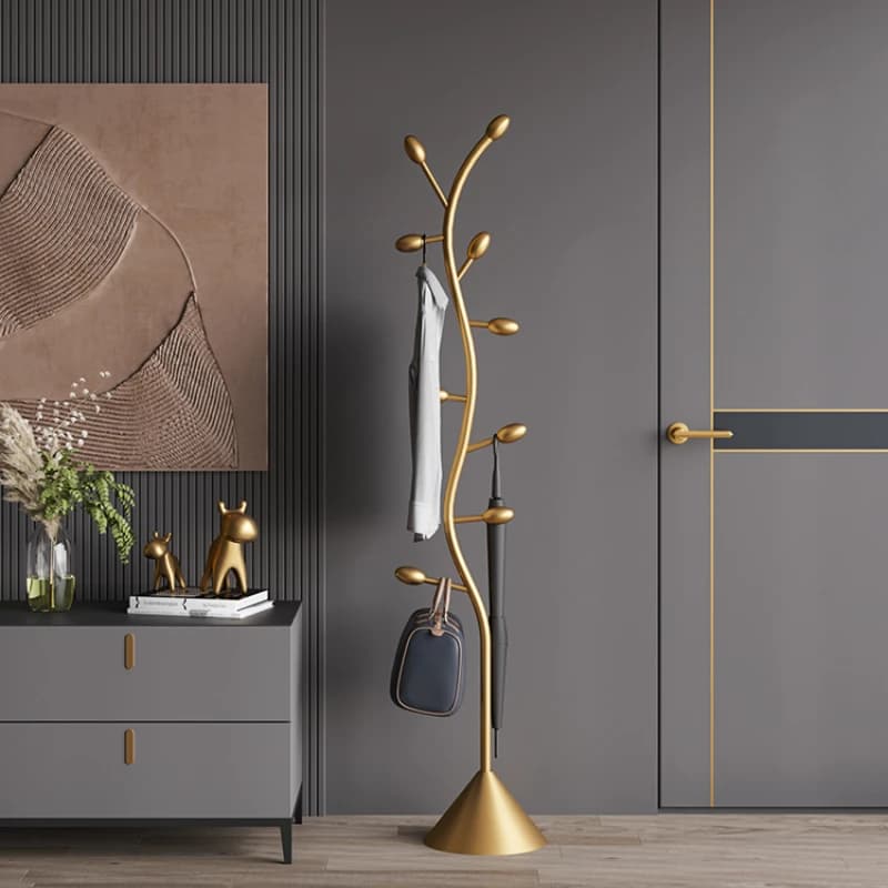 Clothes Rack Floor Bedroom Light Luxury Household Advanced Hanger Hallway Simple Coat Rack