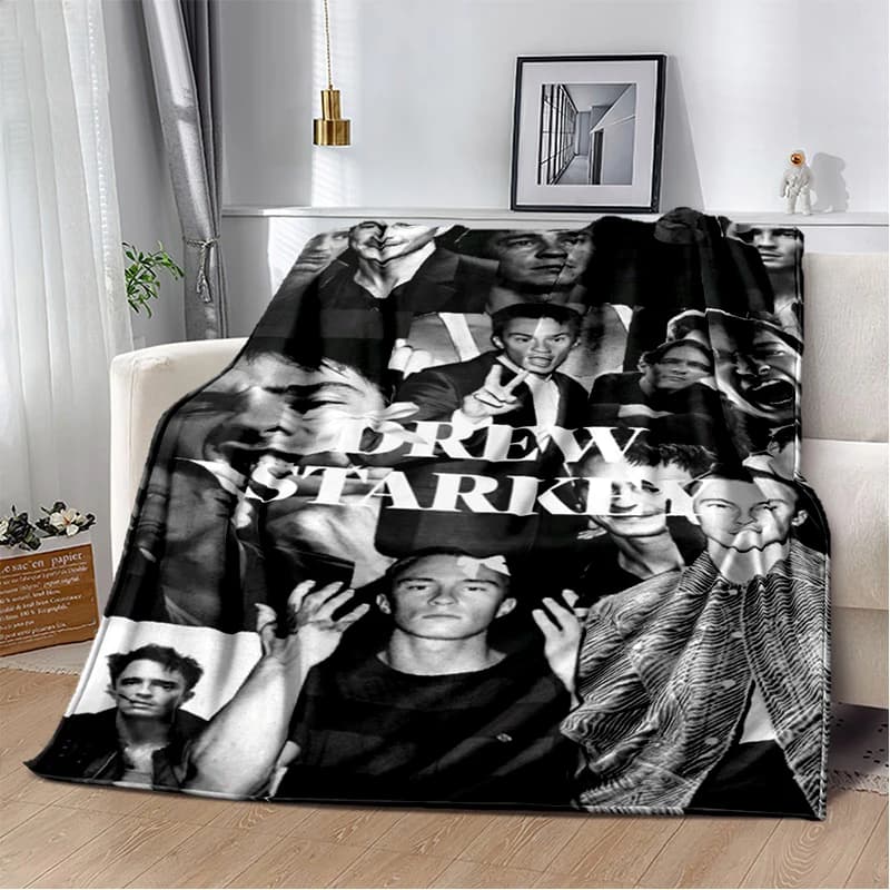 3D Drew Starkey Rafe Cameron Soft Plush Blanket,Flannel Blanket Throw Blanket for Living Room Bedroom Bed Sofa Picnic Cover Gift