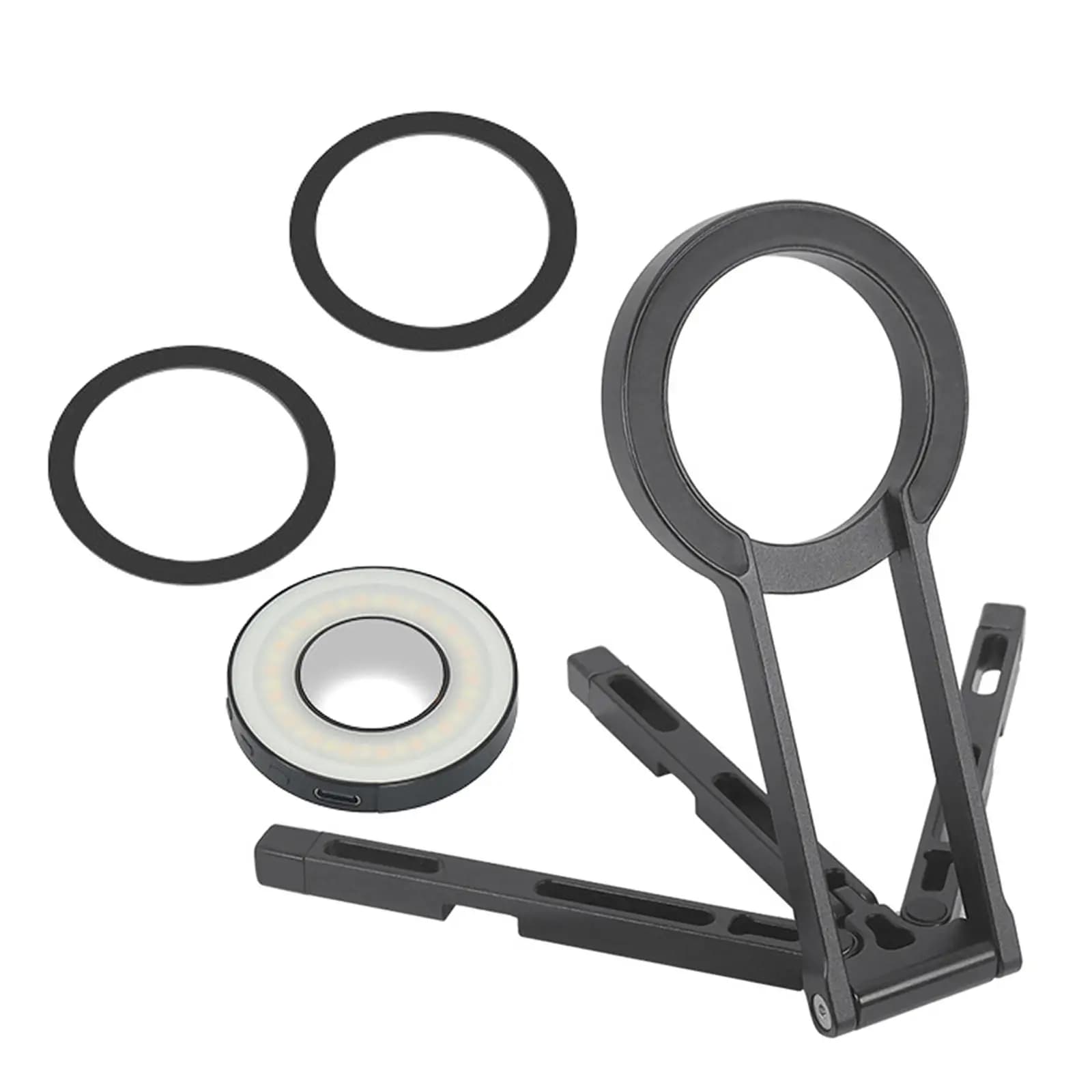 Tripod Phone Mount Kickstand Adjustable Stable and Secure Structure Aluminium