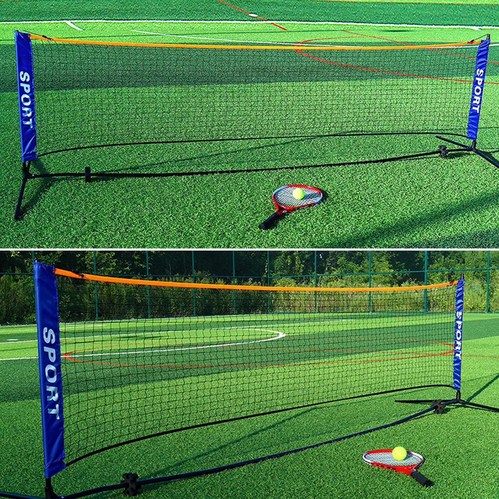 Height Adjustable Badminton Network, Children's Volleyball Network, Training Equipment, Tournament Accessories, Entertainment