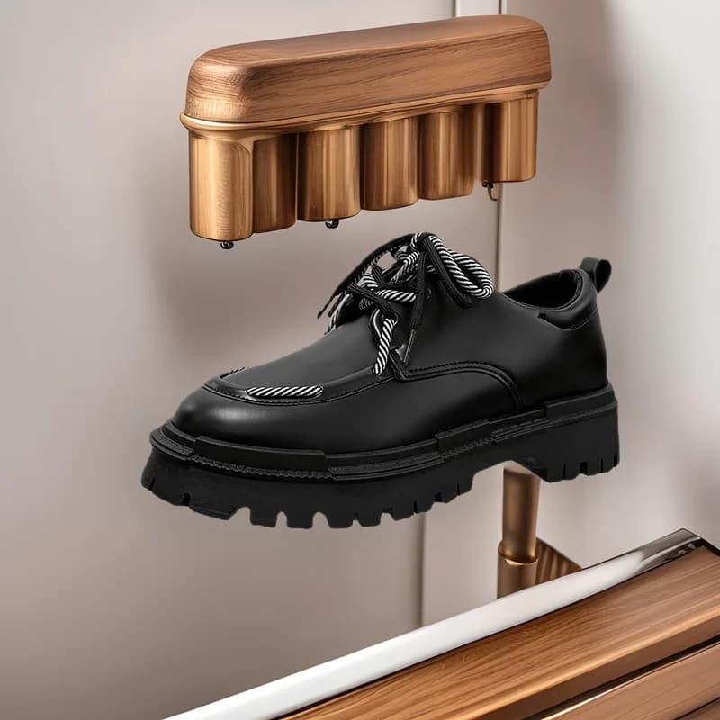 Nuovi mocassini con plateau Scarpe da uomo in pelle con suola spessa Scarpe da sposa comode Scarpe da lavoro formali nere per uomo Scarpe casual