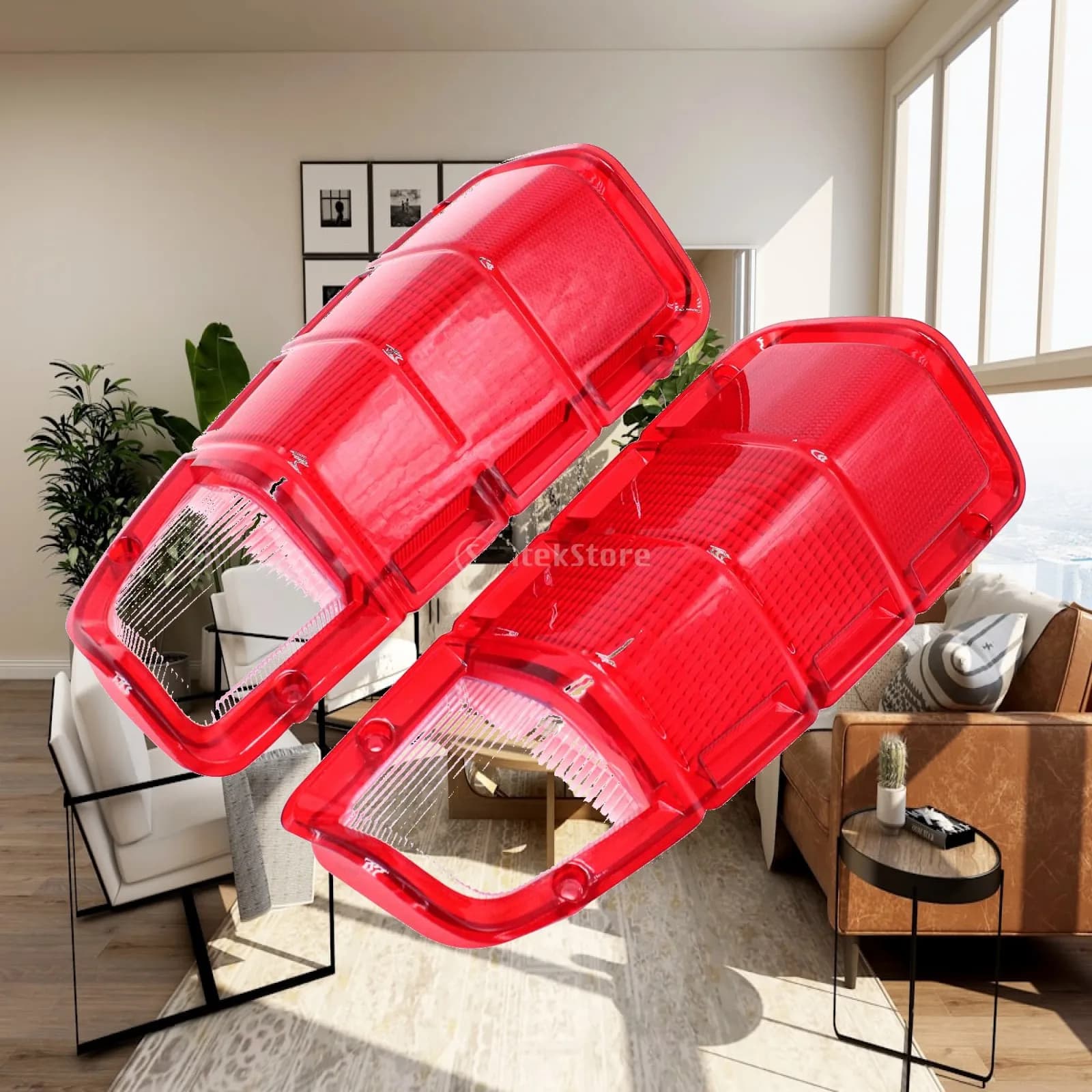 Tail Light Lens Pair Easy Install Pickup Tail Lamp Direct Fit BIKE 073 for Dodge Trucks 1972 1980 and for Plymouth Power Wagon