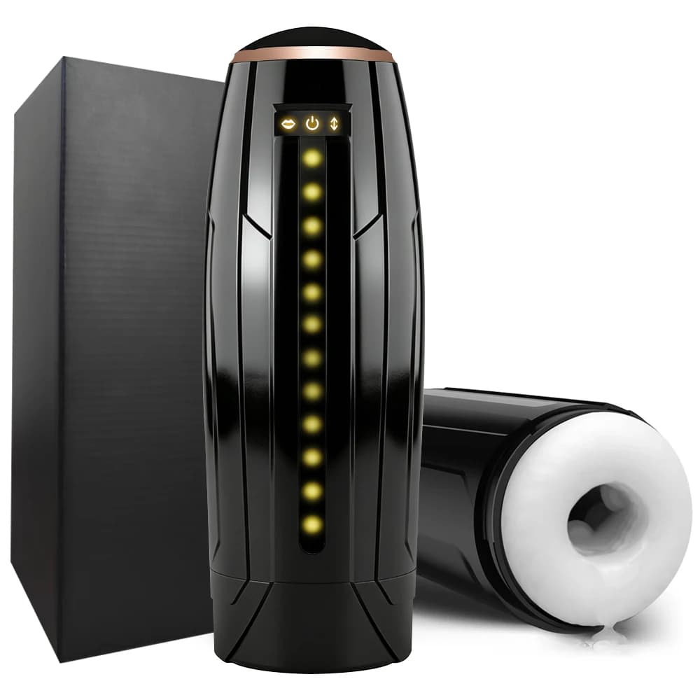 Coppa vibrante telescopica elettrica a 10 frequenze per masturbazione maschile, dispositivo per allenamento del pene, prodotti per adulti