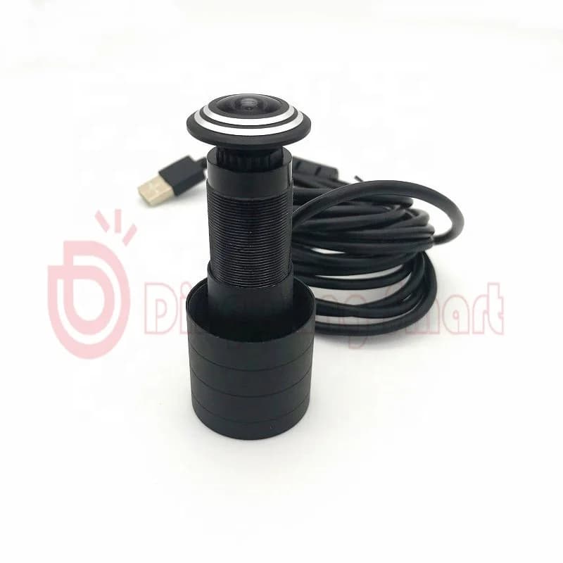 2026 UVC Android External 1080P USB2.0 PC CAMERA Fisheye Lens Wide Angle Mini Door Hole USB Camera