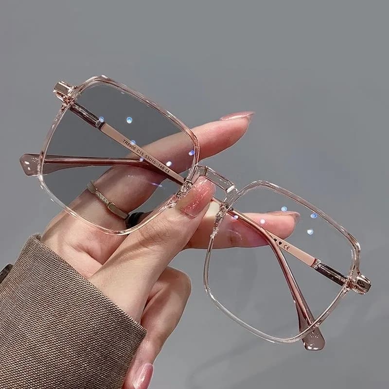 Photochromatic Anti-Radiation Glasses Metal View Glasses for Men