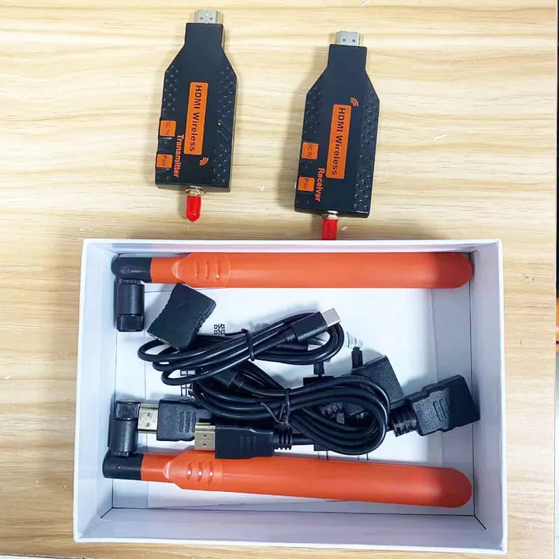 Extender Wireless 1080P 150m for HDMI Video Transmitter and Receiver, Multiple Screen Sharing for Camera, Laptop, PC