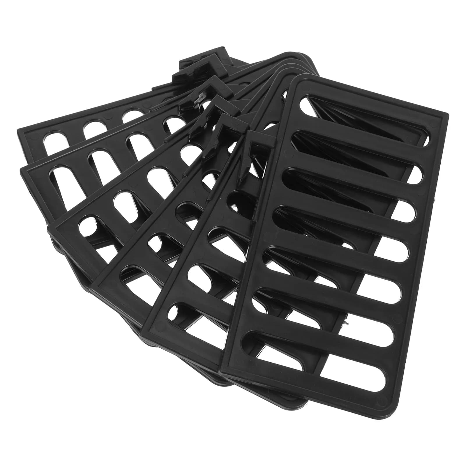 6Pcs Shoe Cabinet Shelf Dividers Plastic Organizer Separator for Entryway Closet Shoe Rack Partition Wardrobe Divider