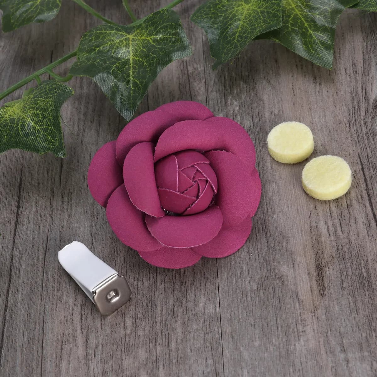 Pink Red Clip Car Deodorant, Eco-Friendly, Aromatherapy, Interior Decoration Auto, Floral Design, Perfume for Auto Winding Bags