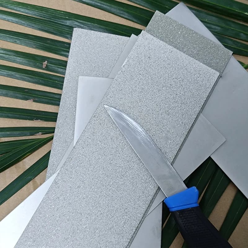 Pietra per affilare diamantata da 230mm 80 #-3000 # pietra per affilare utensili da cucina per affilare i coltelli piastra per affilare i coltelli