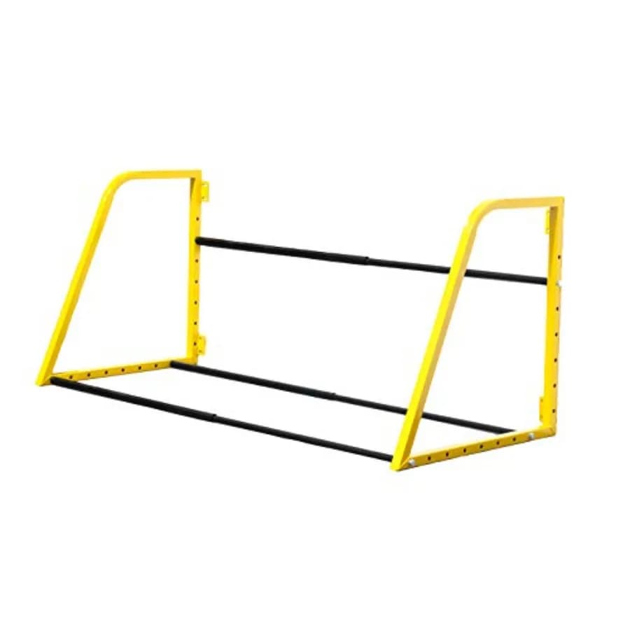 50256 Scaffale porta pneumatici regolabile per montaggio a parete, telescopico, larghezza 3248, capacità 375 libbre, acciaio verniciato a polvere, 51.75W x 28D x
