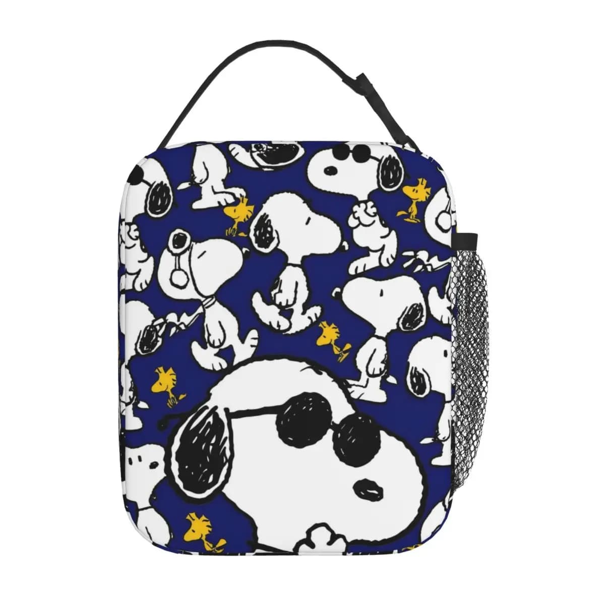 Borsa termica per il pranzo personalizzata con cartoni animati S-Dog-Snoopies, contenitore per il pranzo divertente e riutilizzabile per picnic all'aperto, contenitore per alimenti