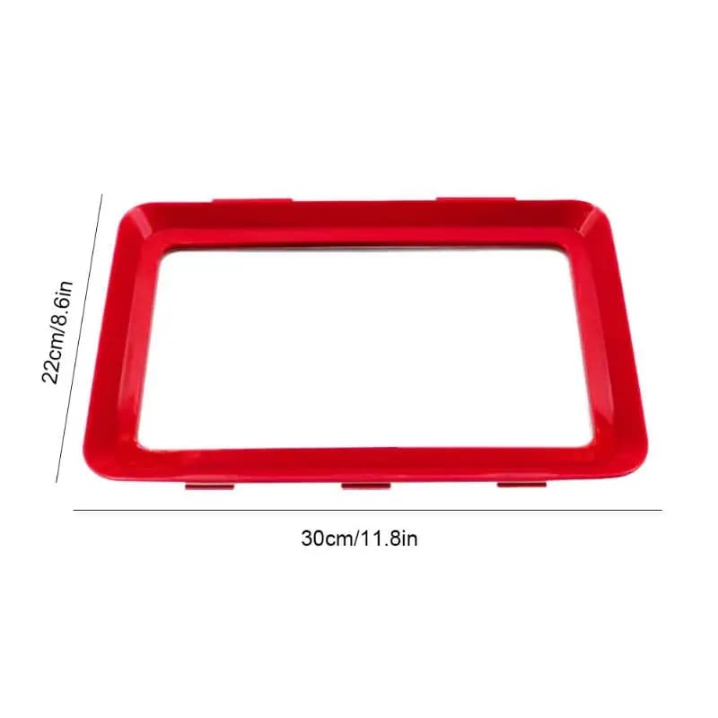 Contenitori Impilabili Creativi per Preparazione Pasti 30*21cm, Contenitore in Plastica Senza BPA per Conservazione Alimenti Freschi, Vassoio Riutilizzabile per Conservazione Cibo