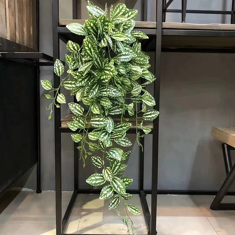 50-100 CM Vite Artificiale Verde Tropicale Piante Finte Rattan Autunno Appeso Avvolgimento Rattan Giardino Balcone Decorazioni Per La Casa Accessori
