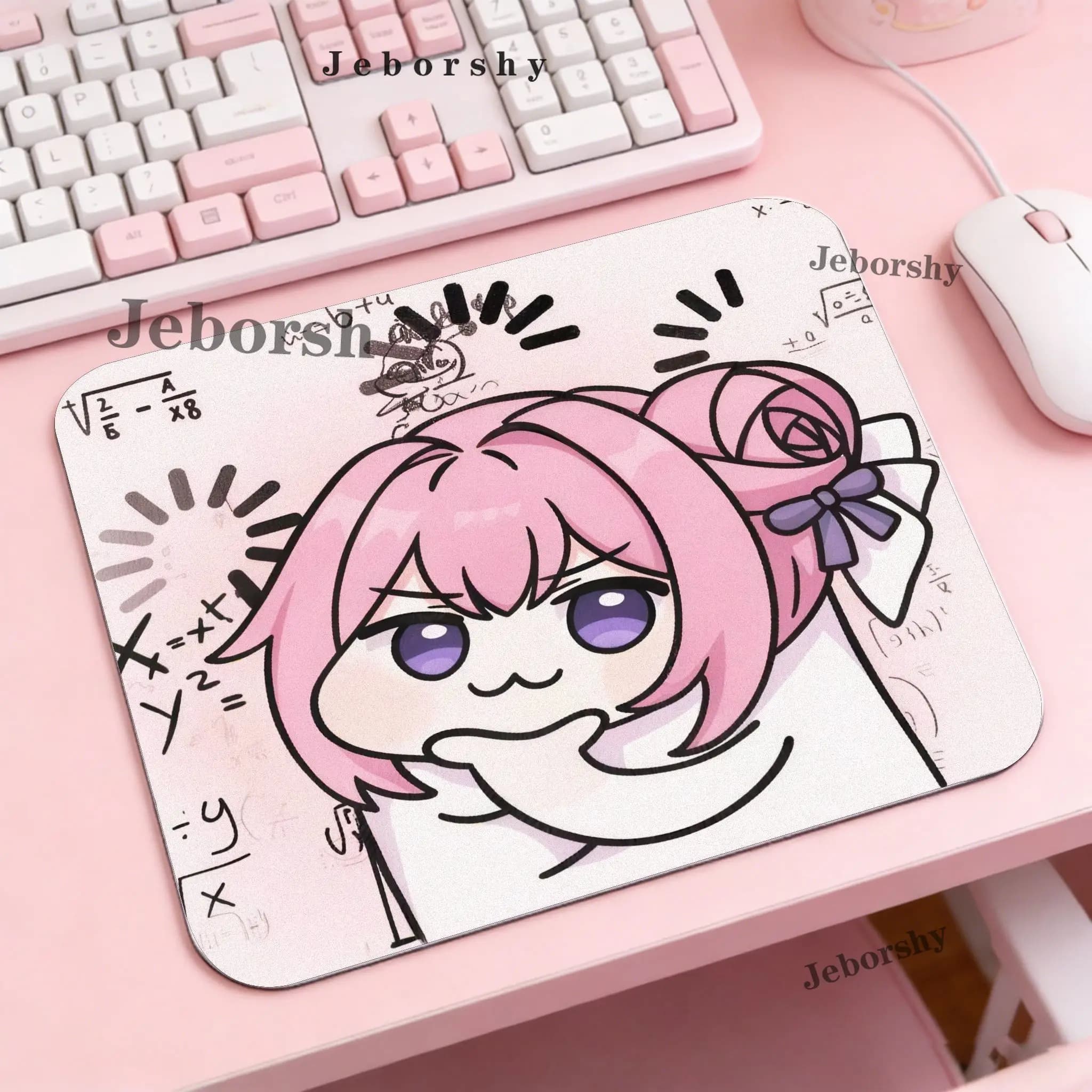 Doro Kawaii Anime Mouse Pad Large Computer Mousepad Office Pc Game Non-slip Rubber Keyboard HD Printing Desk mat