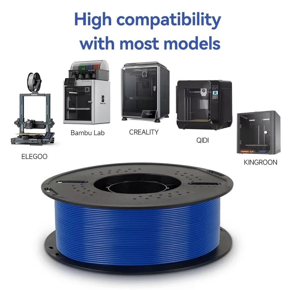 Filamento PETG 1.75mm per Stampante 3D, Bobina da 1KG, Materiale per Stampa 3D ad Alta Resistenza, Forniture per Modellazione Stereoscopica