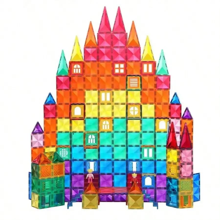 39pcs Magnetic Building Blocks Magnetic Tiles Set Creative Architect Toys Educational Magnetic Toy for Boys/Girls Children's Toy