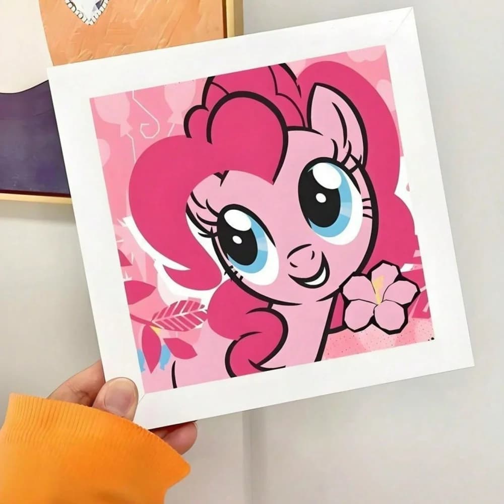 1 pz. Nuovo Kit Pittura Diamante Fai da Te, Ricamo con Strass Fatto a Mano, Adesivo Creativo, Adatto come Ornamento da Scrivania
